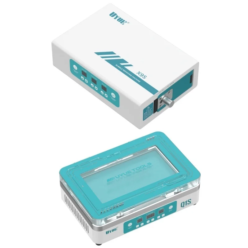 

UYUE Q1S & X9S 9 Inch LCD Laminating & Air Bubble Remove Machines for Professional Tablet & Smartphone Screen Fixing Repair Set