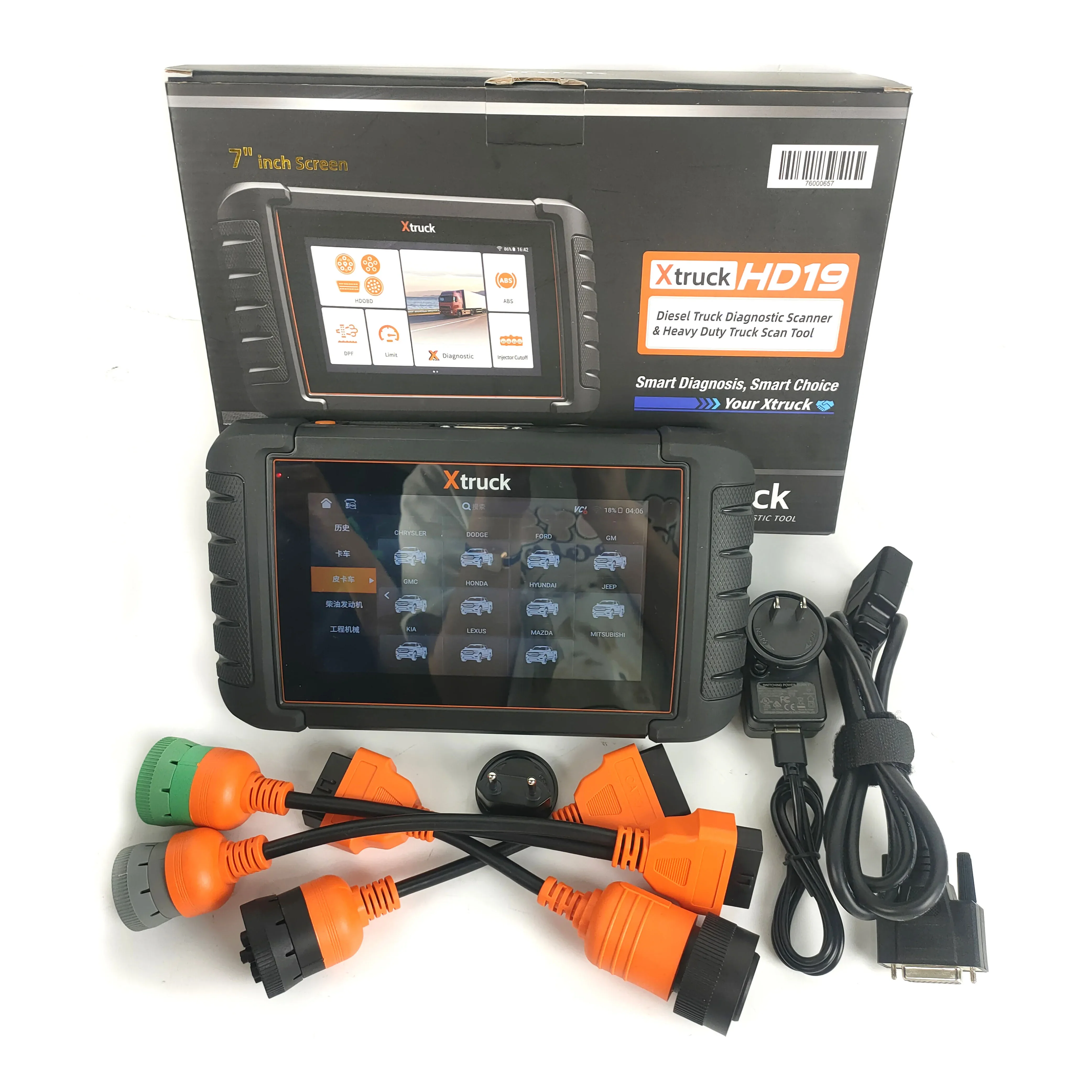 

HD19 HD-19 1 Truck Diagnostic Scanner & Heavy 1 Truck Scan Tool for Freightliner Cascadia Scanner Detroit 1