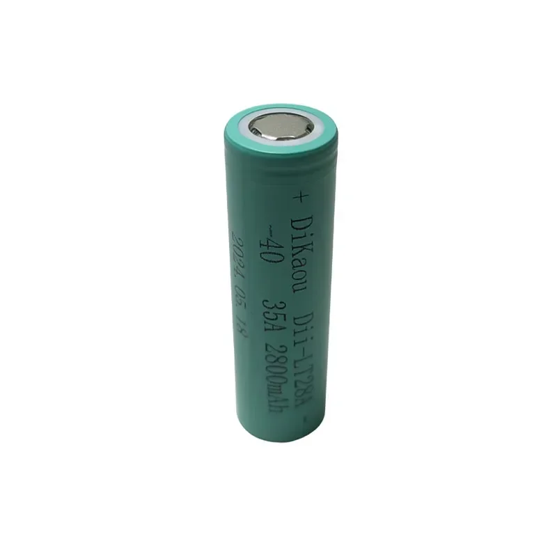 3.7V 18650 2800mAh Battery 35A High Power Discharge-40° Low Temperature Resistant Battery Suitable for Flashlight DIY