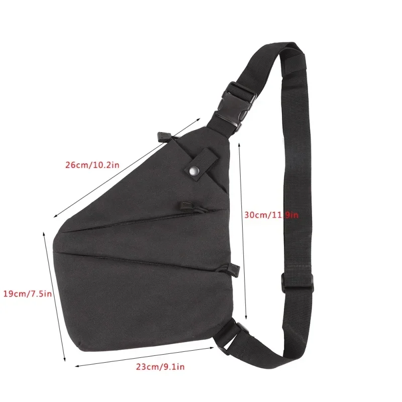 ยุทธวิธีกองทัพกระเป๋าเป้สะพายหลังกองกําลังพิเศษกระเป๋าผู้ชาย Multi-Function ไหล่ที่มองไม่เห็น Underarm ไหล่กระเป๋าอุปกรณ์ยุทธวิธี