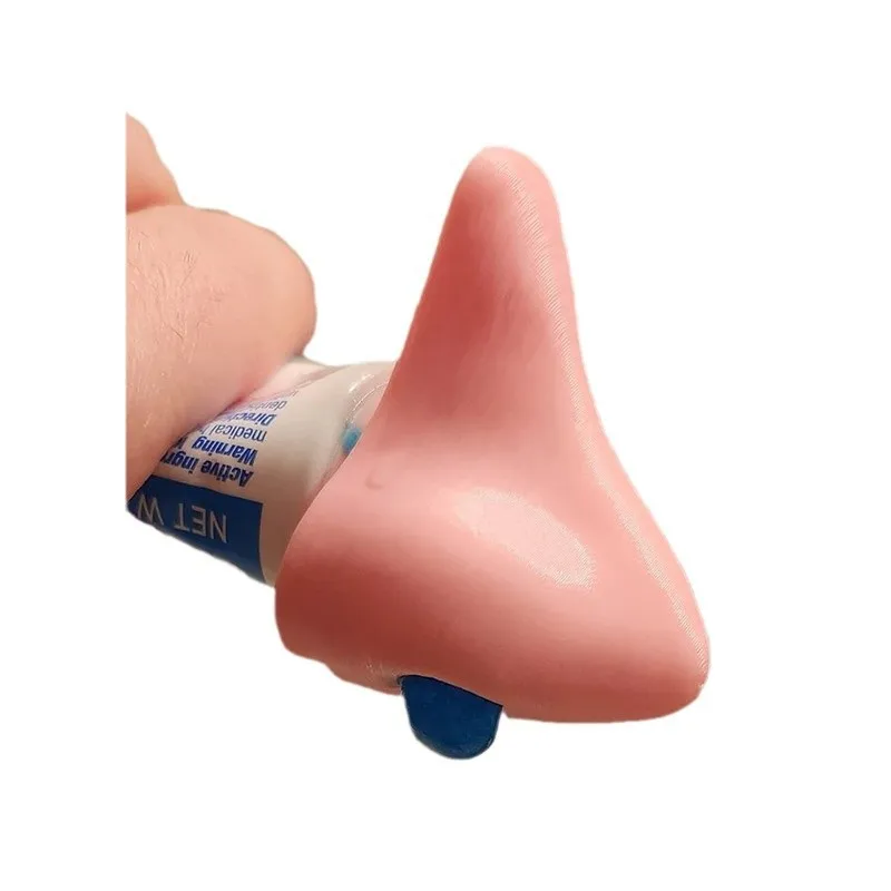 女性の鼻の形をした歯磨き粉キャップ、うんち歯磨き粉ディスペンサー、バスルーム用品、ギフト