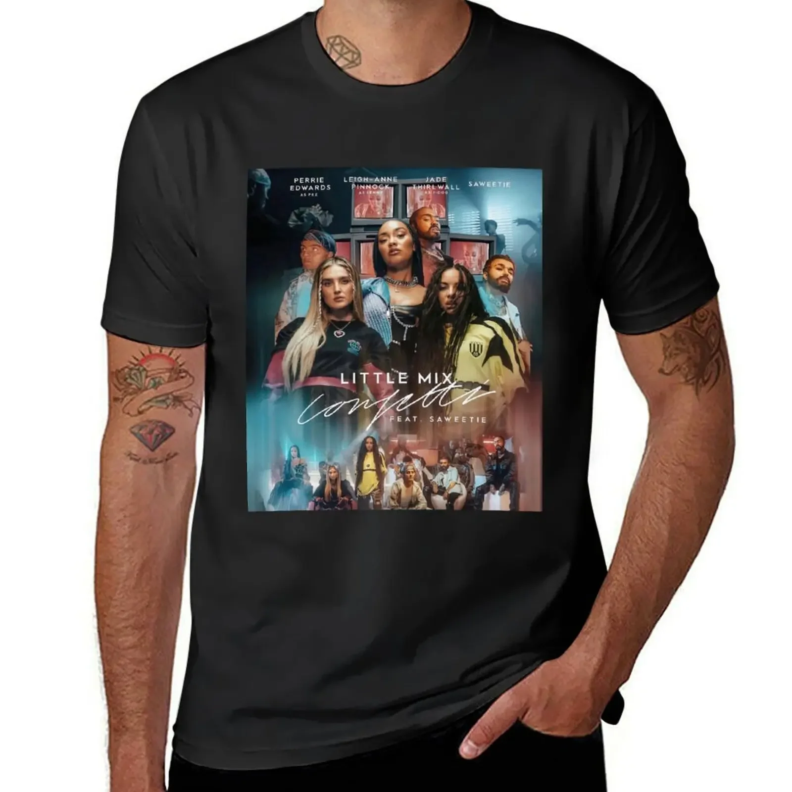 Little mix confetti music video T-Shirt cheap stuff shirts graphic tee mens t shirts top quality