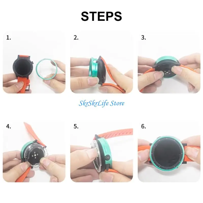 

E65E Corrosion Resistant Smartwatch Casing Cover Housing Ergonomic Contoured Design