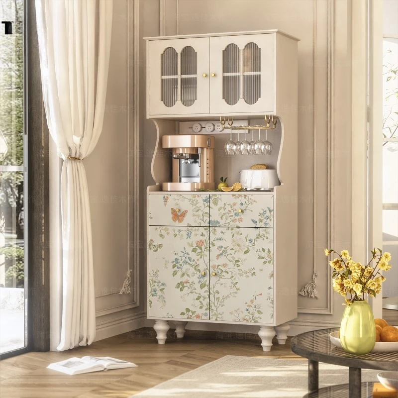 

Новый китайский стиль цветок и бабочка декоративный сервант шкаф из цельного дерева для гостиной