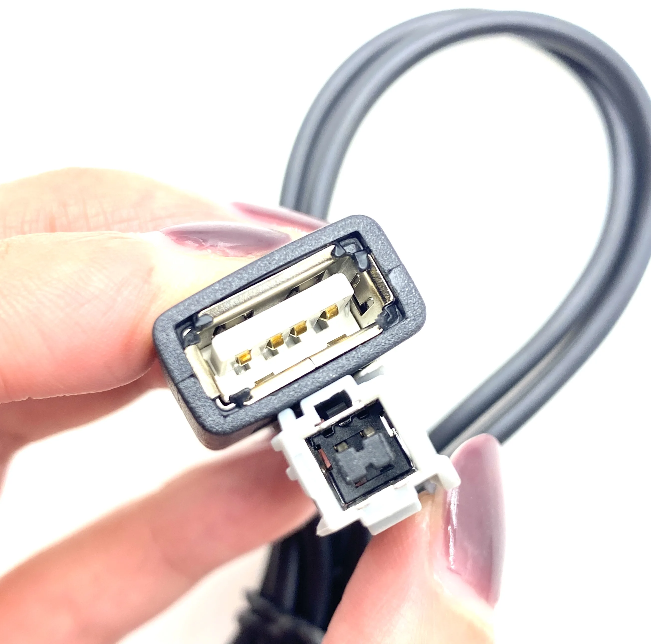 

1pc for Toyota CD player Levin RAV4 Highlander Prado Corolla Reiz Camry USB cable adapter wire line