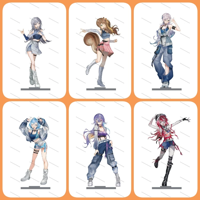 Vtuber Anime hololive Acrylic figure Stand Minato Aqua Ōokami Mio Plate Cosplay Prop Decor Cartoons present