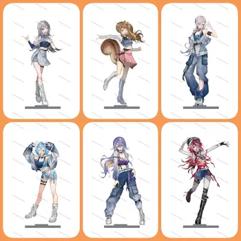 Vtuber אנימה hololive אקריליק דמות Stand מינאטו אקווה Ōokami Mio צלחת קוספליי אבזר דקור קריקטורות הווה 10 best sales מעמד הולולייב - №6