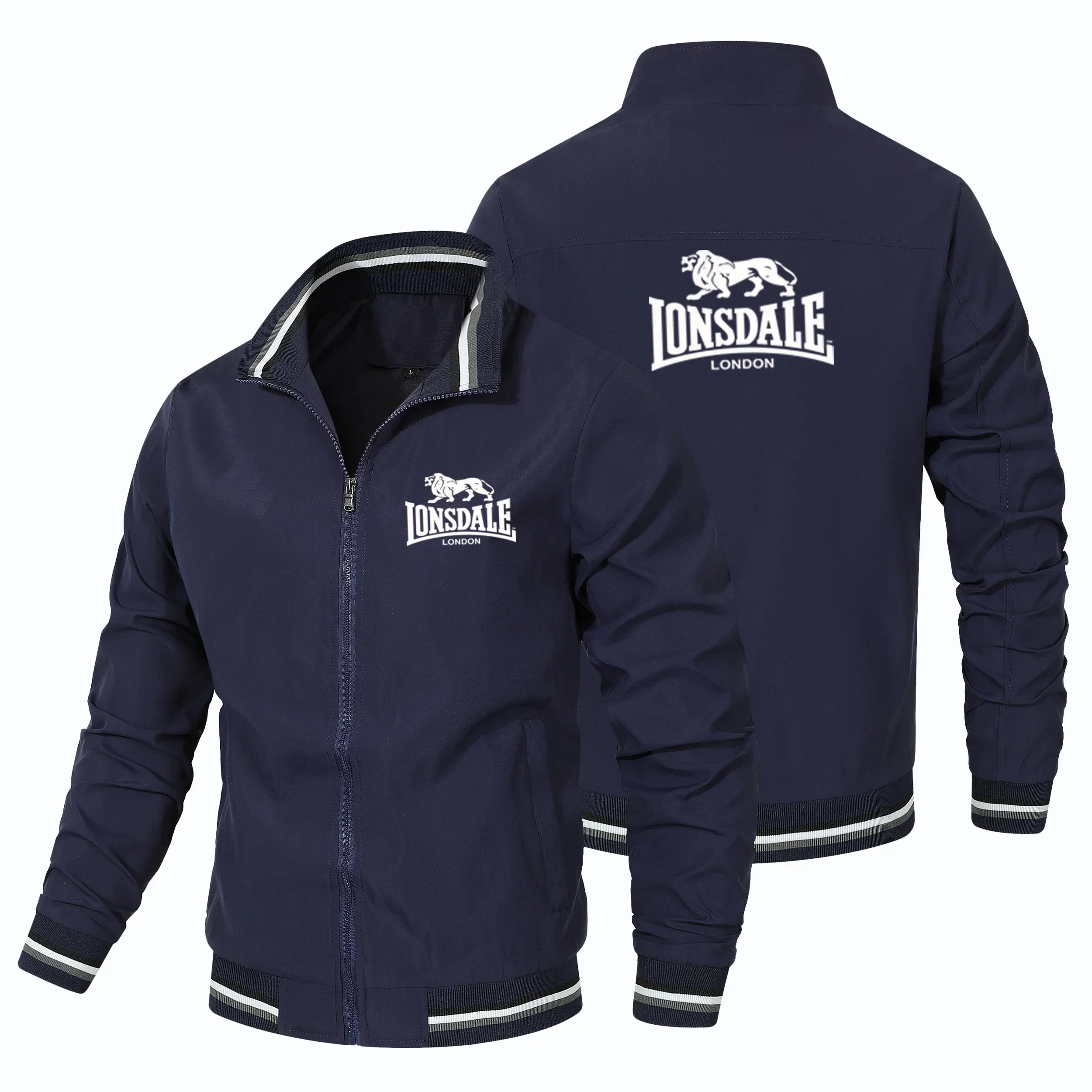 New 2026 Men's Digital Print Long Sleeve Cardigan Jacket Zipper Outdoor Cycling Casual Sports Fashion Comfortable Men's Coat