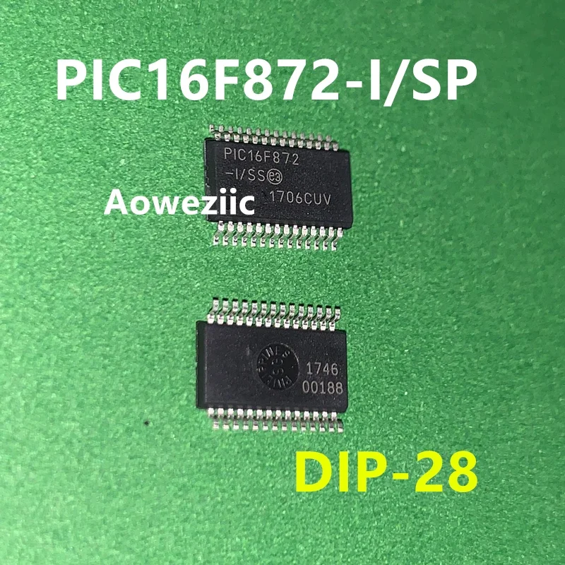 PIC16F872-I/SP PIC16F872 in-line DIP-28 microcontroller chip brand new original