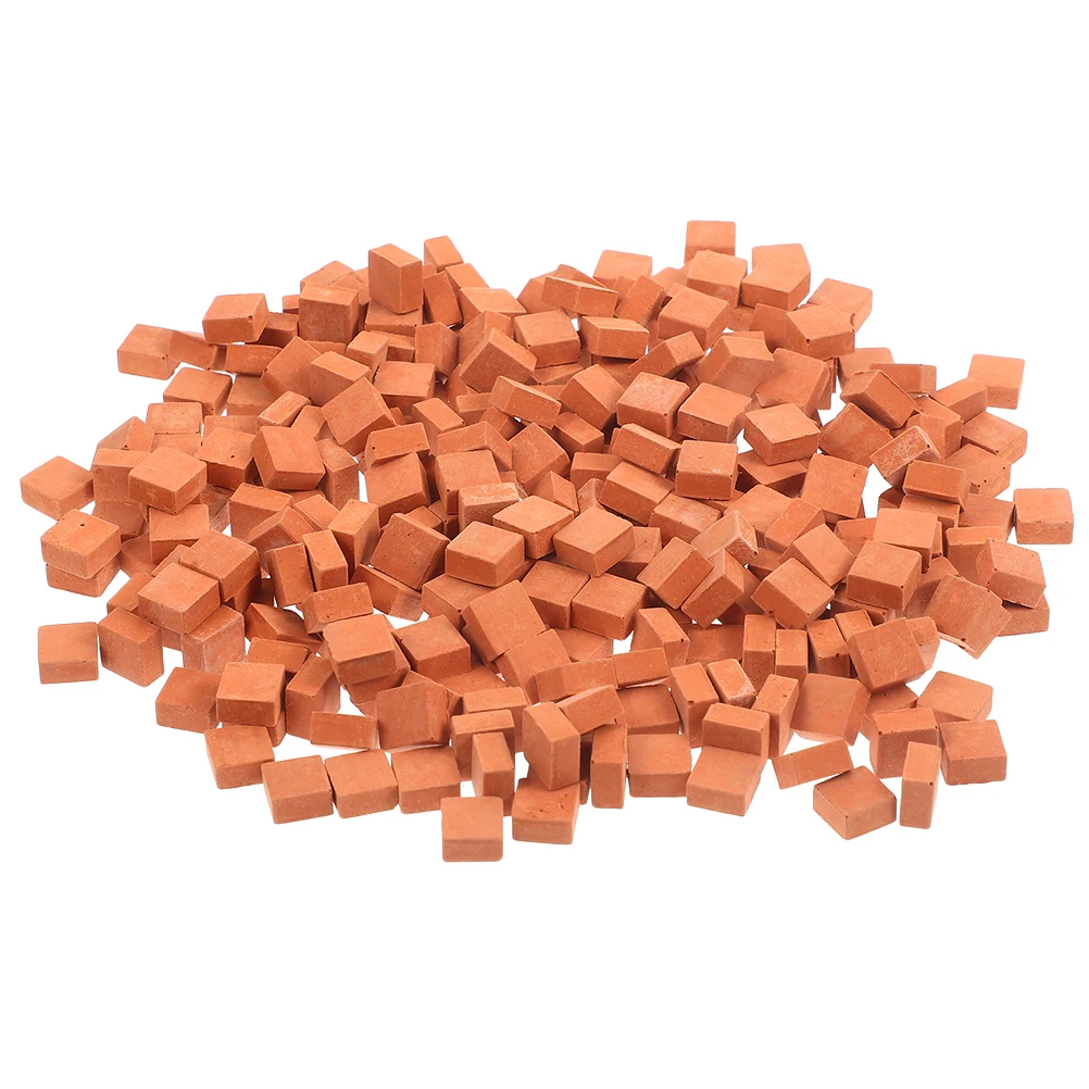 

210 шт. миниатюрные кирпичи в масштабе 1:16, серая, реалистичная текстура, сделай сам, настенный тротуар, садовый пейзажный декор для кукольного домика, песочный стол