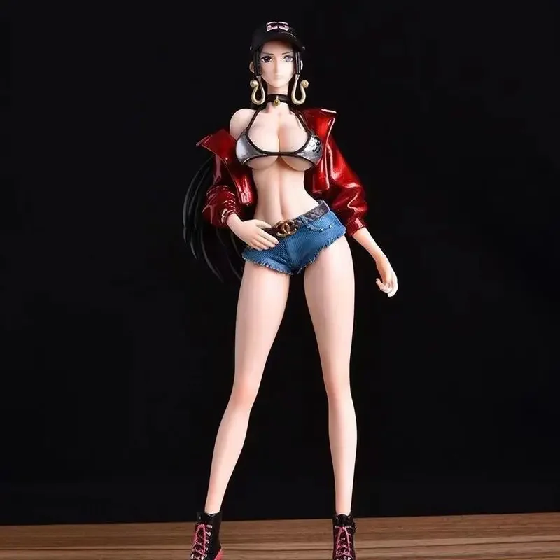 18cm One Piece Anime Girl Figure Boa Hancock Nico Robin Nami Beautiful Girl Manga Statue Collectible Model Toys Action Figurines