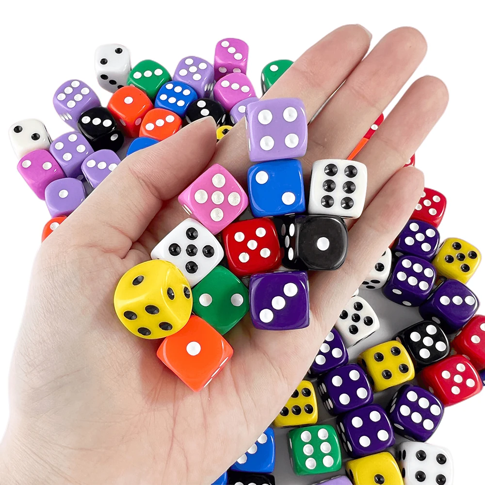 10Pcs 6 Sided Dice … - image
