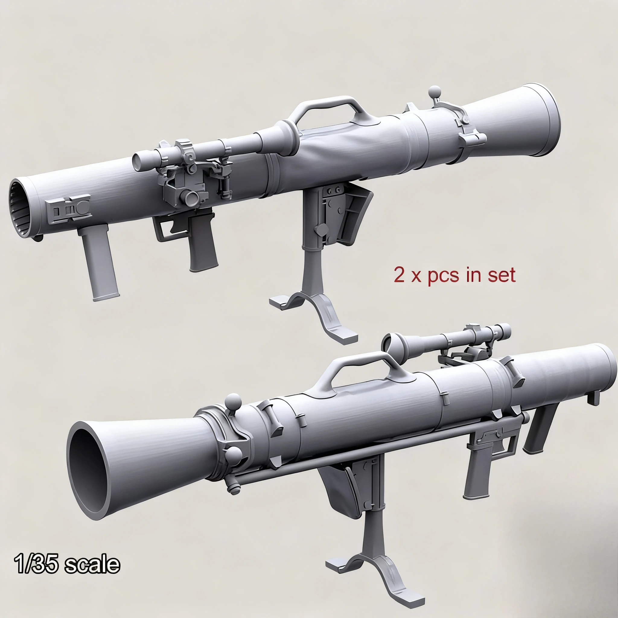

1/35 Cast Resin Model Assembly Kit M3 Carl Gustav Recoilless Resin Model Toy Unpainted