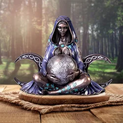 Millennium Gaia Goddess Mother Earth Statue New Zen Altar Home Decor Art Figurines Nature Mother Sculpture Witchy Room Gift