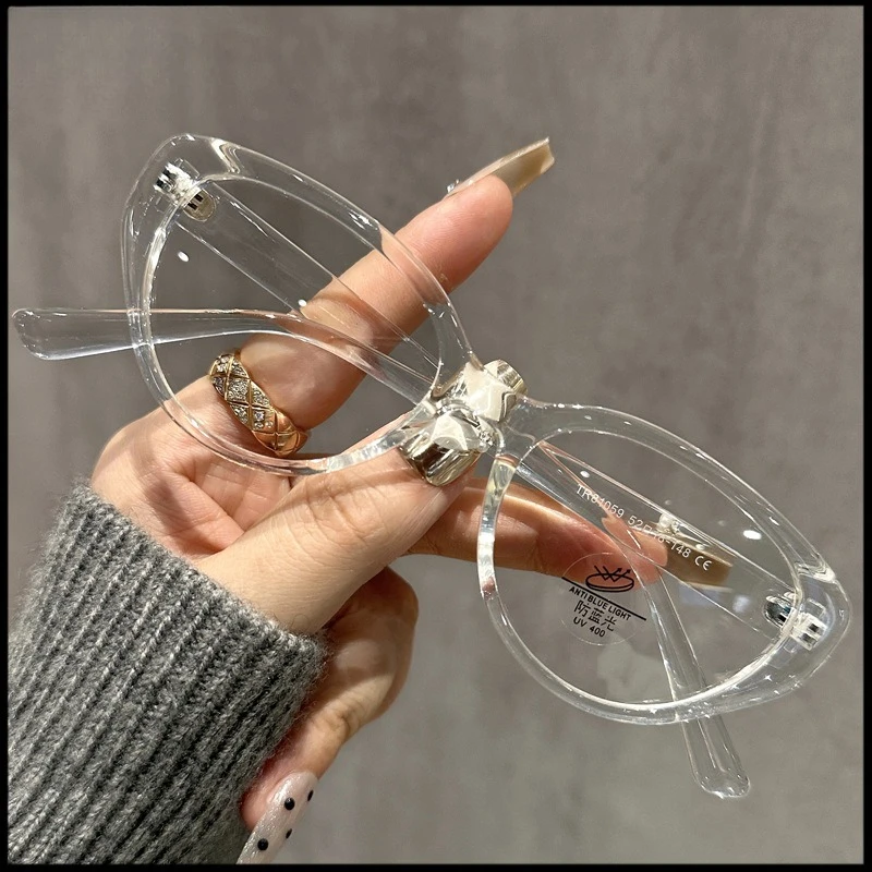 EYORA винтажные очки «кошачий глаз» для повседневного ношения, очки для чтения с защитой от синего света, фотохромные линзы для близорукости и дальнозоркости по рецепту