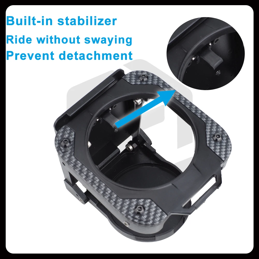 ل SYM Cruisym400 سبائك الألومنيوم طوي حامل الكأس دراجة نارية/وظيفة ربط/ملحق/التنقل/دراجة نارية #5