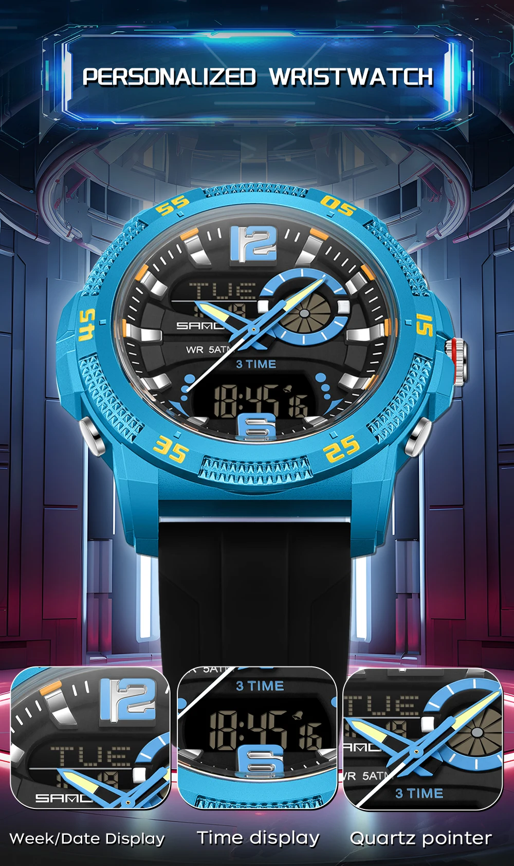 Sanda Men Watch Ori…