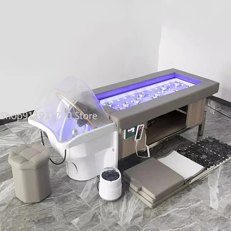 

Stylist Moxibustion Hair Washing Bed Japanese Luxury Head Spa Shampoo Chair Salon Therapy Krzeslo Szampon Salon Equipment MQ50SC