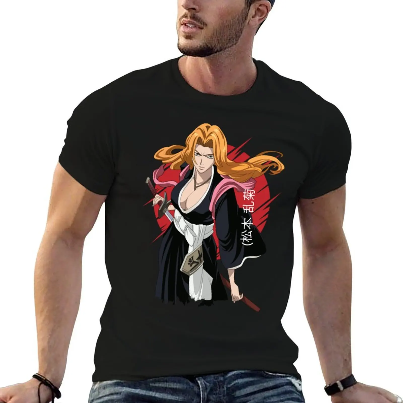 Rangiku Matsumoto - Bleach T-Shirt man t shirt cotton man graphic t shirt t shirts for man cotton T-shirt