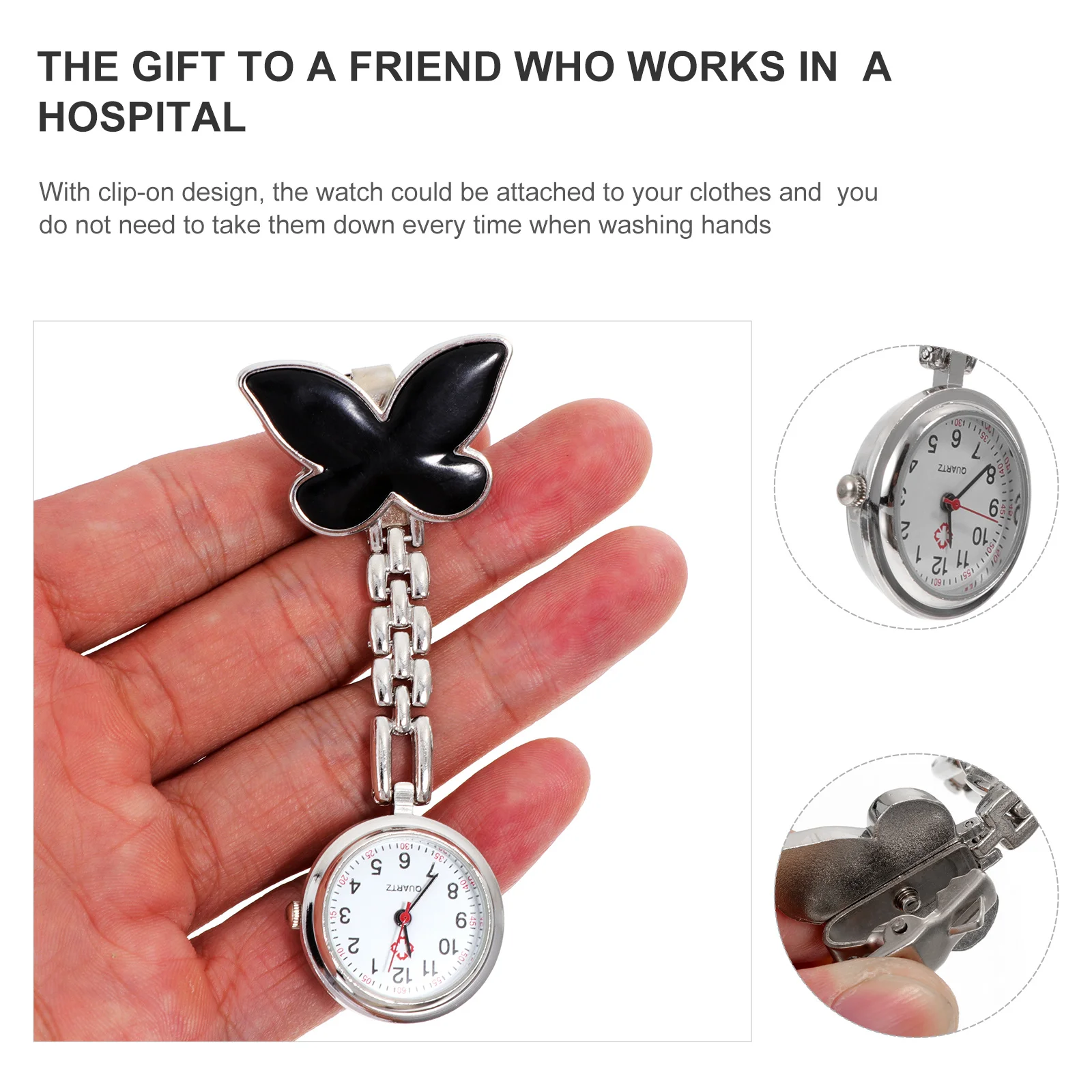 Nurse Watch for Women High Quality Watch with Clear Numbers Accurate Timing Clip on Doctor Gift