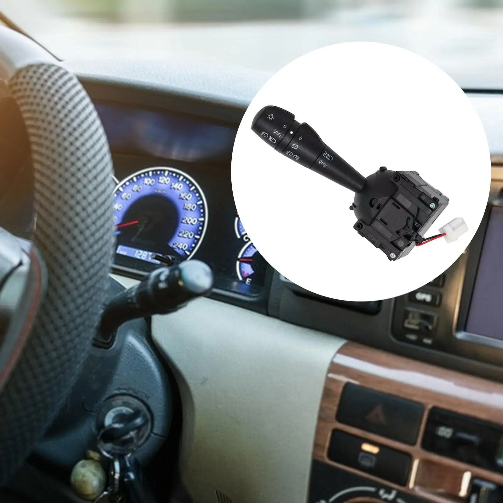 8201167981   Interrupteur de colonne de direction, interrupteur de lumières pour pièces de rechange Renault