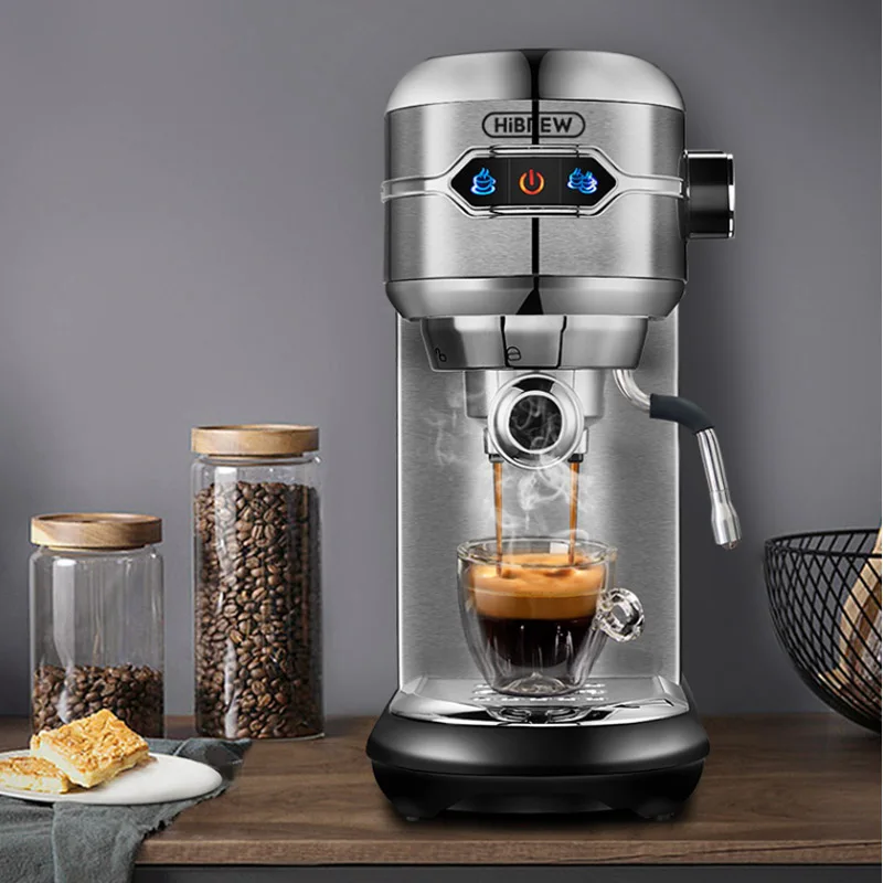 カフェテラコーヒーメーカー,半自動,超薄型,エスプレッソ,カプチーノ,お湯,h11用