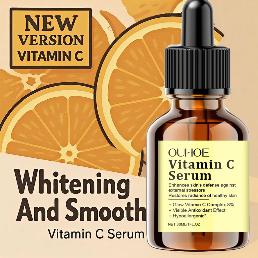 

Vitamin C Wrinkle Remover Face Serum Lifting Firming Fade Fine Lines Anti-aging Essence Whitening Brighten Nourish Skin Care