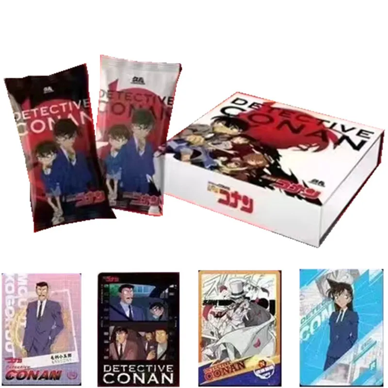 Detective Conan Cards The Chapter of Shadow Edogawa Conan Collection Card Booster Box Anime Party Games Playing Card Kids Gift