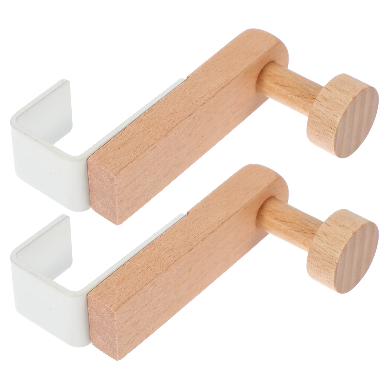 Door Hook Punch-free Hooks over Towel Rack The Storage Back Hangers Heavy Duty Clothes