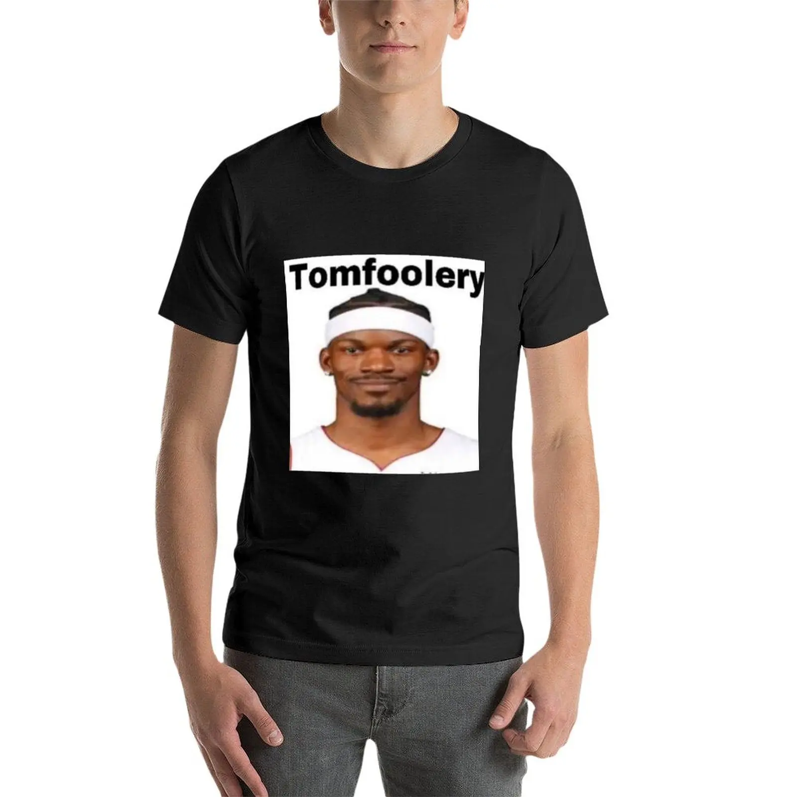 Tomfolery (Jimmy Butler) メンズTシャツ、ホワイト、ヘビーウェイト、メンズ用