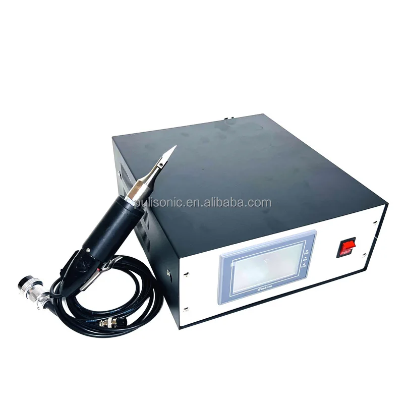 220V Handheld Ultrasonic Fabric Cutter 35KHz 500W For Tablecloth Slicing Applications