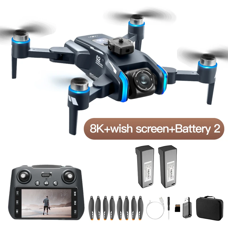 Lenovo XT808GPS Drone 4K Professionele HD Dual Camera 8K Dron Borstelloze motor 5G WIFI FPV Opvouwbare RC Quadcopter Helikopter - afbeelding 1