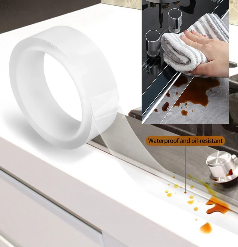 

Single-sided nano tape strong adhesive thickened waterproof tape anti-collision window gap windproof at table corners