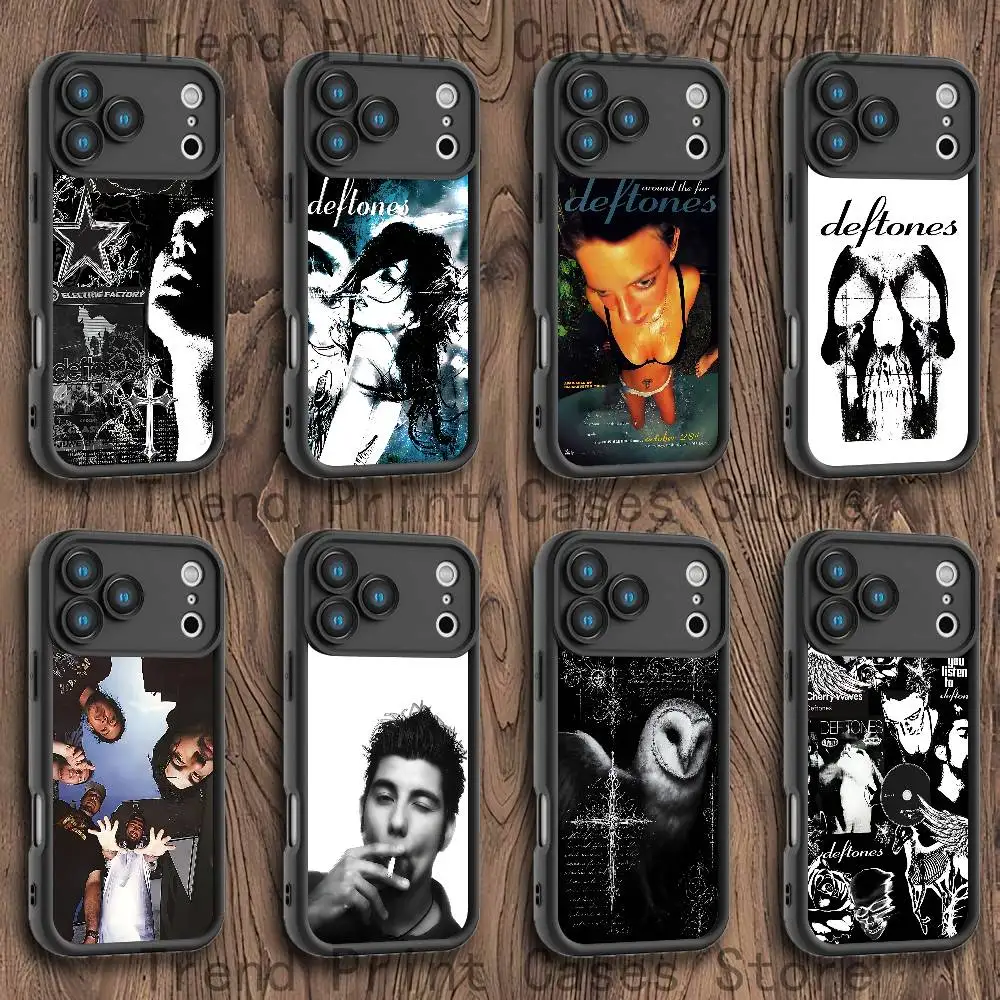 

D-Deftones cybersigilism Phone Case For iPhone 17,16,15,14,13,12,11,Pro,Max,Plus,X,XS,SE4,E,Mini Black Thickened border Case