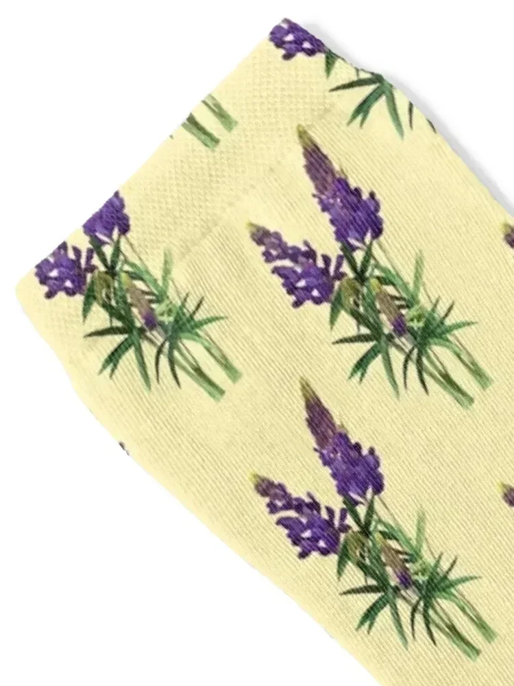 Lovely Lupine Socks japanese fashion loose Wholesale halloween Men Socks Women's