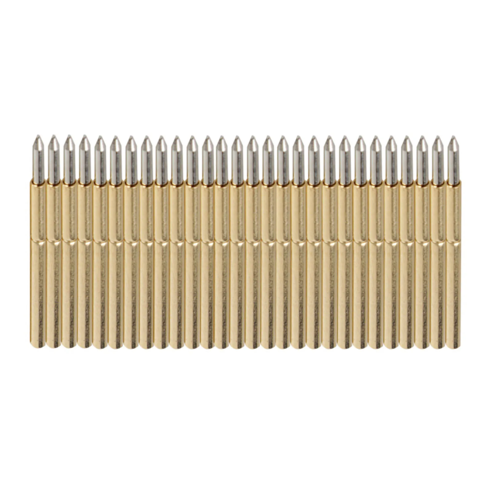 

100Pcs Pogo Test Probe Pin P75‑B1 Spring Test Probe Round Pogo Pin PCB Test Probe Spring Contact Probe Test Probe Replacement