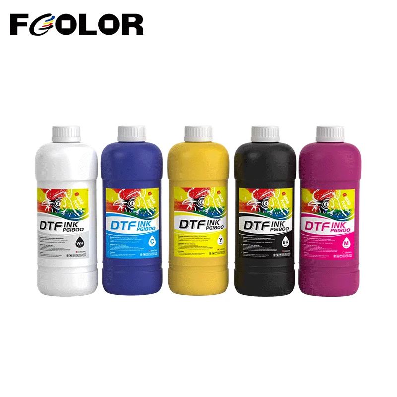 

Fcolor Inkjet Printer Desktop Printer A3 L1800 1390 DTF Ink Economy 500ml PG1800 White DTF Ink Ink Used for Heat Transfer Film