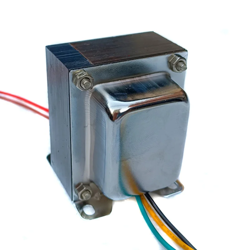 6W 5K Z11 annealing sheet single-ended output transformer, vertical chrome plated cover, used for 6P14 6P1 6V6 electron tube