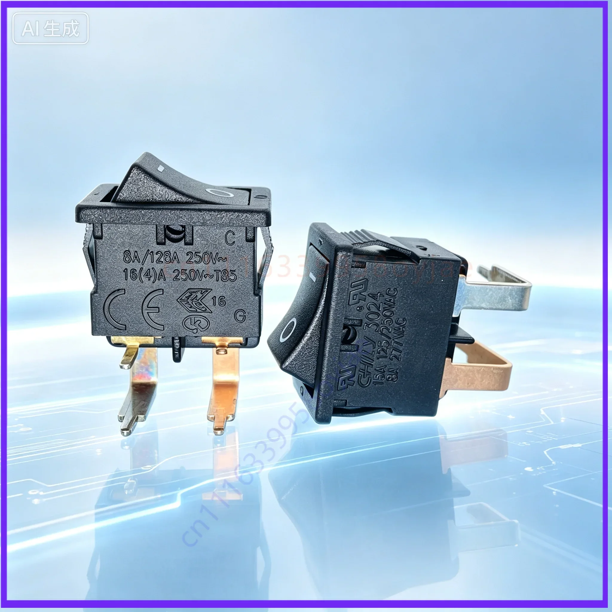 Heavy-duty 3024 Rocker Switch 4Pin 2Position 16A Power Button for CHILY  10pcs