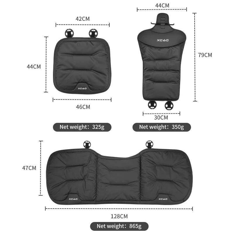 Car Seat Cushion Cover Backrest Protective Pad For Volvo XC60 C30 T6 S60 C70 XC40 V40 XC70 V70 V60 V50 S80 S40 AWD V90 S90