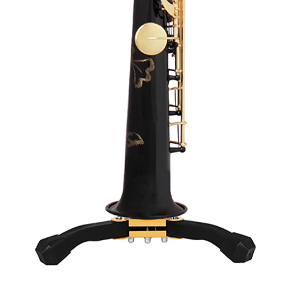 

Saxophone Stand Clarinet Floor Wind Instrument Holder Accessories Flute Portable