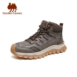 GOLDEN CAMEL Outdoor Hiking Shoes Thick-soled Casual Men's Winter Boots Sports High-top Trekking Shoes for Men 2023 Autumn New