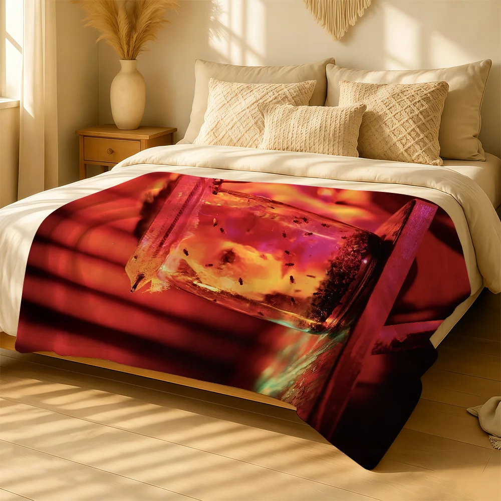 Band A-Alice In C-ChainsS Blanket For Soft Warm Knee For Bedroom Living Room Bed Sofa Camping Picnic Office Gift