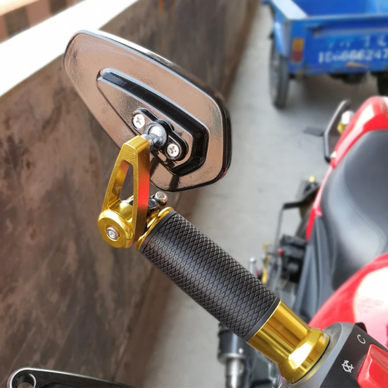 Rétroviseurs de guidon 7/8" 22mm pour moto Kawasaki ZRX1100 1200 ZX1100 ZX11 VERSYS 650cc ZG1000 CONCOURS