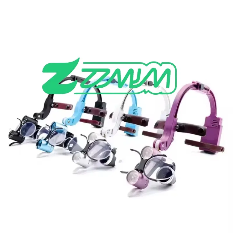 

2.5X 3.5X LED den tal Loupes Clear Bright Medical Head Lamp Plastic Metal Electric Dentist Surgical den tal Surgical Instruments