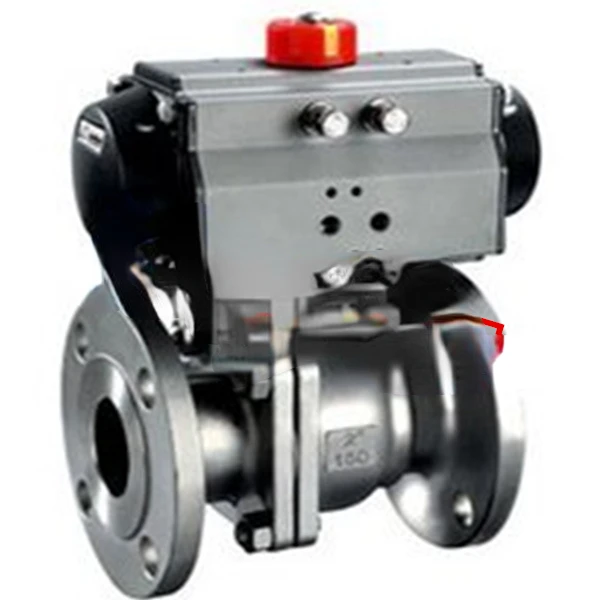 

For Pneumatic Stainless Steel Flanged Ball Valve DN15 20 25 32 40 50 65 80 100 125 150 200