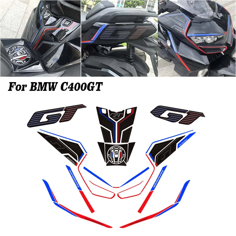 

For BMW C400GT C 400 GT C400 Scooter Motorcycle Gas Oil Kit Fuel Tank Cap Body Shell Front Face Fairing Fender Stickers Decals