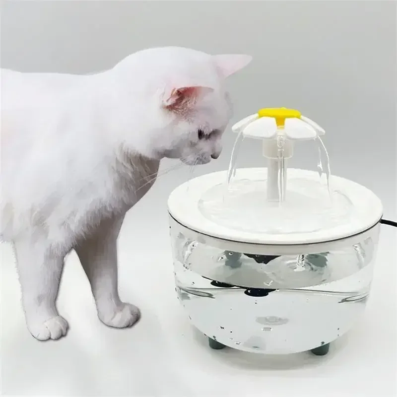 1200ml Automatic Cat Water Fountain Filter USB Electric Mute Pet Drink Bowl Pet Drinking Dispenser Drinker for Cats Water Filter