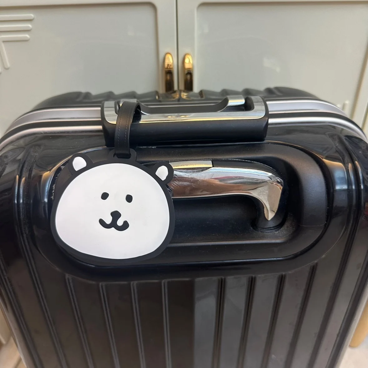 Etiqueta de Bagagem de Urso Autoironista de Desenho Animado Anime Nagano, Etiqueta de Mala Fofa para Viagem, Equipamento Port...