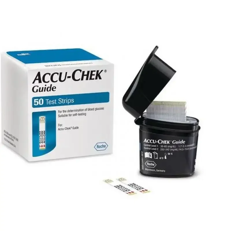 

Accu-chek Guide Blood Glucose Test Strips 50/100pcs Diabetes Test Strips Medical-devices Medical Accessories Equipment*